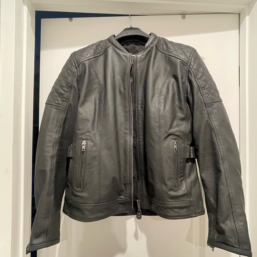 Women’s Motorcycle Black Leather Jacket